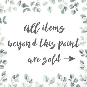 SOLD ON POSHMARK/MERCARI BEYOND THIS POINT